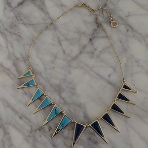 House of Harlow gold statement necklace